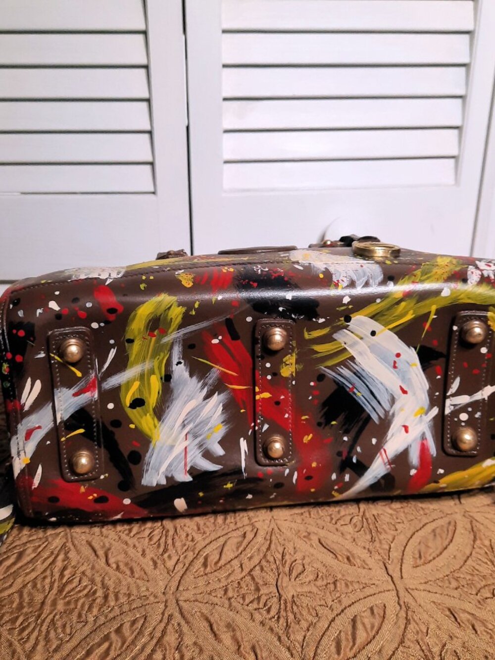 Vintage Dooney & Bourke Dipinta Inspired Satchel - Picture 3 of 15